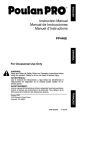 Poulan 545137279 Trimmer User Manual