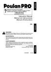 Poulan 545123578 Chainsaw User Manual