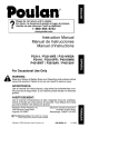 Poulan 530165293-01 Chainsaw User Manual