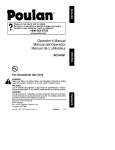 Poulan 530088894 Trimmer User Manual