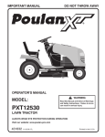 Poulan 431832 Lawn Mower User Manual