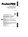 Poulan 2001-05 Trimmer User Manual
