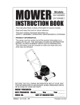 Poulan 198933 Lawn Mower User Manual