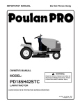 Poulan 191794 Lawn Mower User Manual