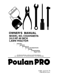 Poulan 191697 Lawn Mower User Manual