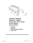 Poulan 178478 Lawn Mower Accessory User Manual