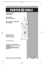 Porter-Cable PC1800SS Cordless Saw User Manual