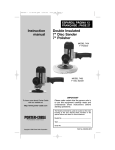 Porter-Cable 7401 Sander User Manual
