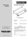 Porter-Cable 4114 Saw User Manual