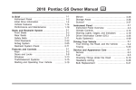 Pontiac 2010 Automobile User Manual