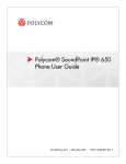 Polycom IP 650 Amplified Phone User Manual