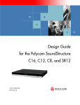 Polycom C12 Speaker System User Manual