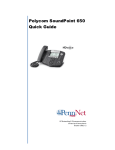 Polycom 650 Telephone User Manual