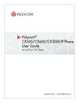 Polycom 1725-44328-001 IP Phone User Manual