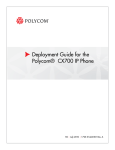 Polycom 1725-31424-001 IP Phone User Manual