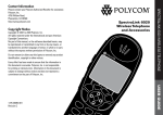 Polycom 1500 Telephone User Manual