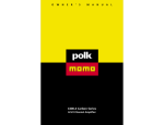 Polk Audio C400.4 Car Amplifier User Manual