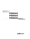 Polk Audio 303 Speaker User Manual