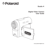 Polaroid Studio 4 Camcorder User Manual