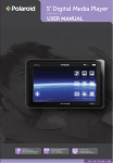 Polaroid PMP500-4 MP3 Player User Manual