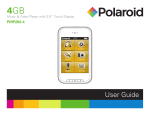 Polaroid PMP283C-4 MP3 Player User Manual
