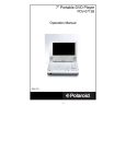 Polaroid PDV-0713B DVD Player User Manual