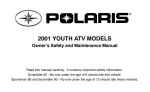 Polaris Sportsman 90 Motorcycle User Manual