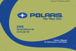 Polaris 9921483 Offroad Vehicle User Manual