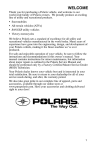 Polaris 700 X2 Offroad Vehicle User Manual