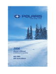 Polaris 600 IQ Widetrak Offroad Vehicle User Manual