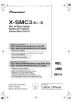 Pioneer X-SMC3-S MP3 Docking Station User Manual