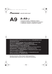 Pioneer A-A9-J Stereo Amplifier User Manual