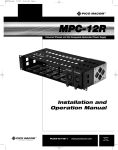 Pico Macom MPC-12R Power Supply User Manual