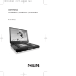 Philips PET1000/00 Portable DVD Player User Manual