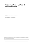 Philips Kvaser LAPcan Network Card User Manual