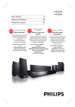 Philips HTS3544 Home Theater System User Manual