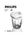 Philips HR1744 Blender User Manual