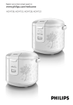 Philips HD4723 Rice Cooker User Manual