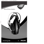 Philips HC8800 Headphones User Manual