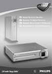 Philips DTR1000/00M TV Receiver User Manual