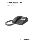Philips D721 Telephone User Manual