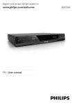Philips BDP2500/12 Blu-ray Player User Manual