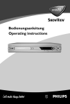 Philips 75/021 DVD Recorder User Manual