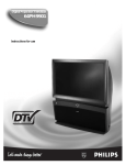 Philips 64PH9901 Projection Television User Manual