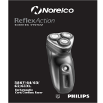 Philips 5861XL Electric Shaver User Manual