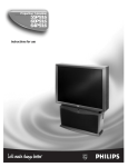 Philips 55P916 Projection Television User Manual