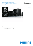 Philips 544-9056 Stereo System User Manual