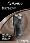 Philips 4401 Electric Shaver User Manual