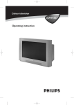 Philips 32pw4523 CRT Television User Manual