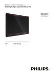 Philips 32PFL5505/V7 Flat Panel Television User Manual